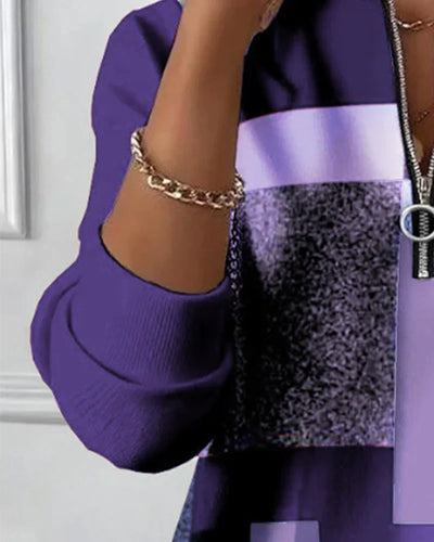 Velstine™ | Knitted Zip-Up Sweater