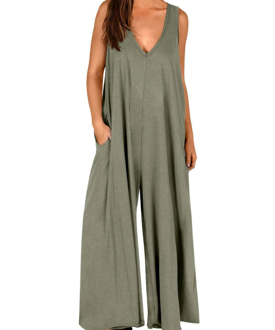 Janet™ | Relaxed Sleeveless Jumpsuit