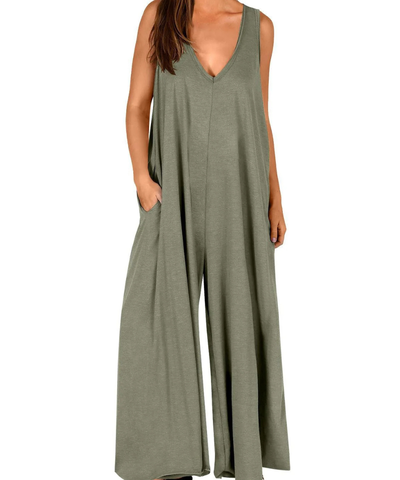 Janet™ | Relaxed Sleeveless Jumpsuit