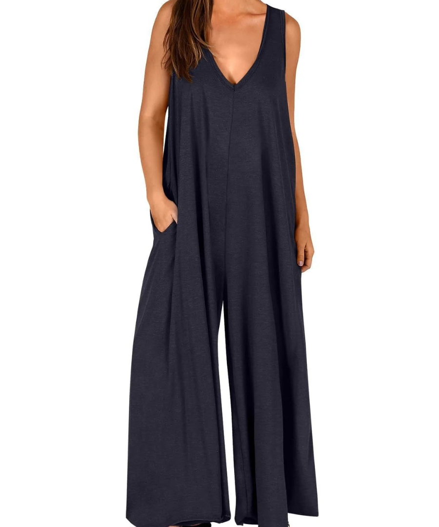 Janet™ | Relaxed Sleeveless Jumpsuit