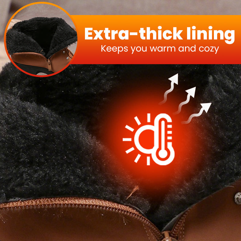 NORDICA™ | Thick Warm Chunky Heel Boots