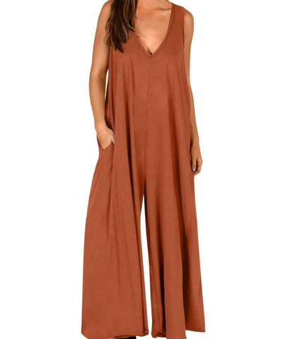 Janet™ | Relaxed Sleeveless Jumpsuit