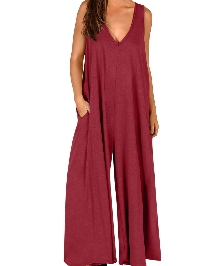Janet™ | Relaxed Sleeveless Jumpsuit