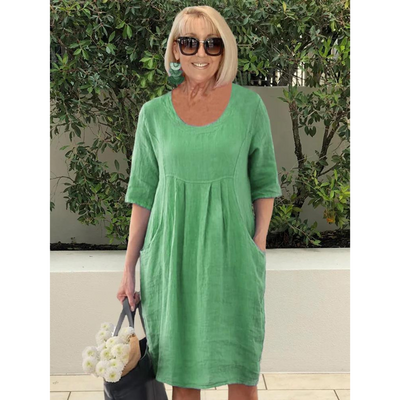 Evie™ | Oversized Elegant Dress With Pockets