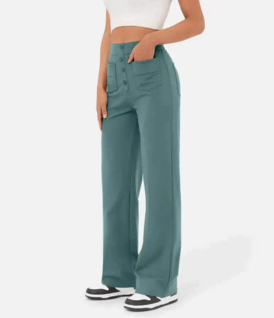 Sara™ | High-waisted elastic casual pants