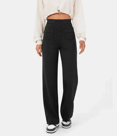 Sara™ | High-waisted elastic casual pants