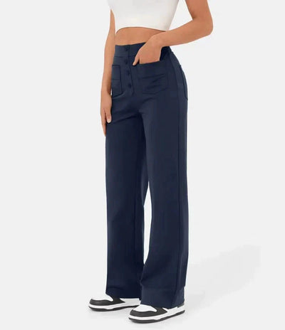 Sara™ | High-waisted elastic casual pants