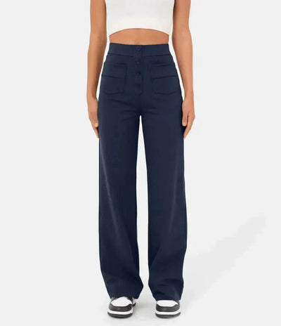 Sara™ | High-waisted elastic casual pants