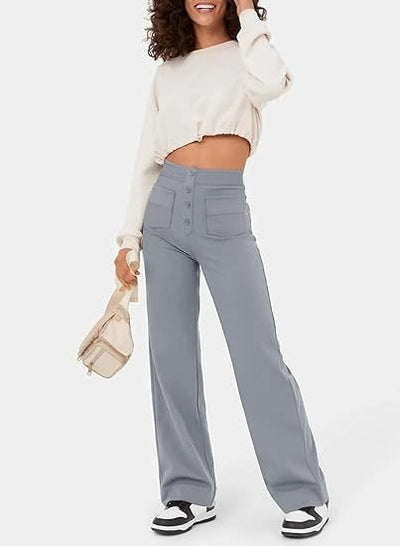 Sara™ | High-waisted elastic casual pants
