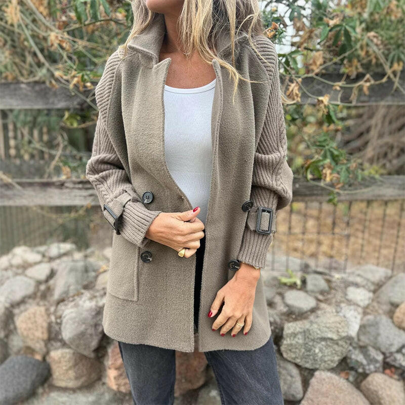 ISOLA™ - Mid-Length Double-Breasted Coat