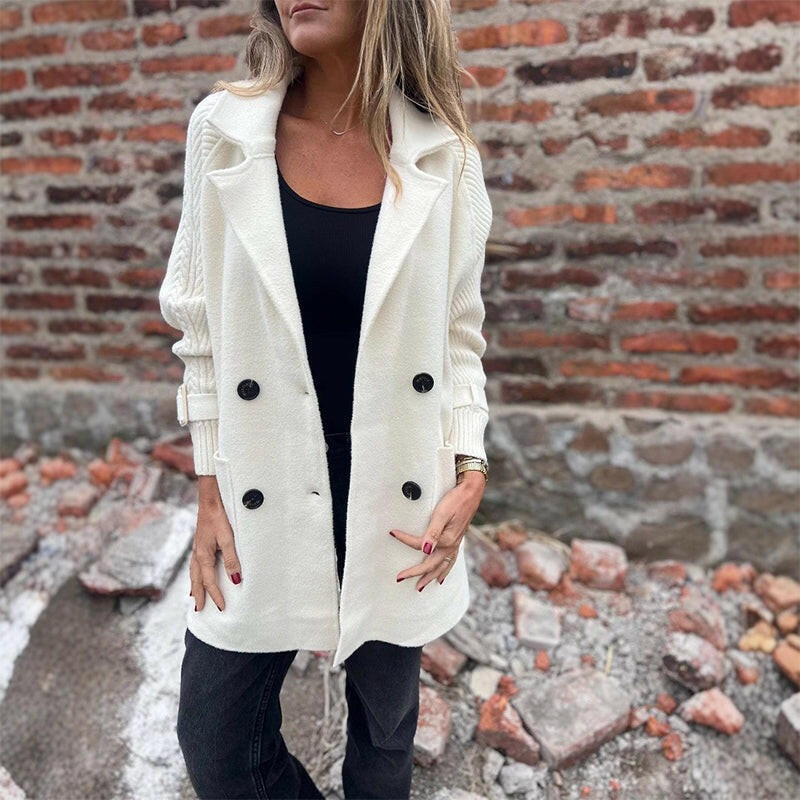 ISOLA™ - Mid-Length Double-Breasted Coat